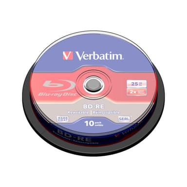 Blu-Ray BD-RE 25GB VERBATIM 2x JC  10