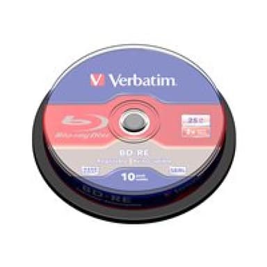 Blu-Ray BD-RE 25GB VERBATIM 2x JC  10