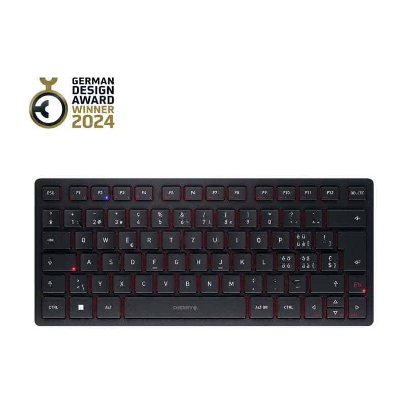 CHERRY TAS KW 9200 MINI Wireless CH-Layout schwarz