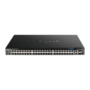 D-LINK 52-Port Smart Managed PoE+ Gigabit Stack Switch 4x 2.5 GE, 4x 10G