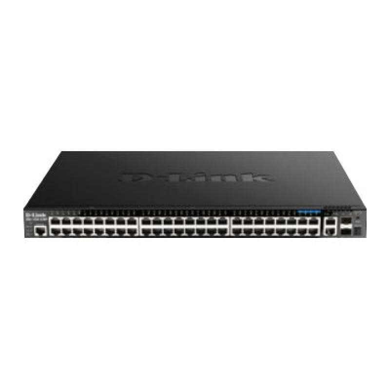 D-LINK 52-Port Smart Managed PoE+ Gigabit Stack Switch 4x 2.5 GE, 4x 10G
