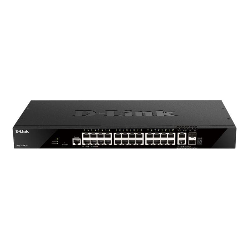 D-LINK 28-Port Smart Managed Gigabit Stack Switch 4x 10G