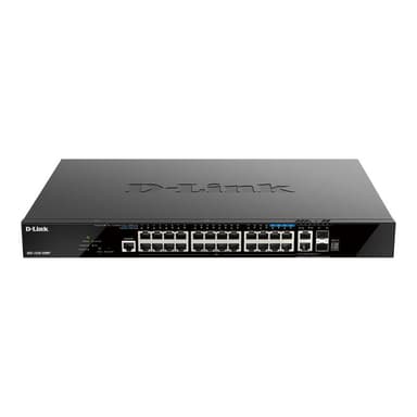 D-LINK 28-Port Smart Managed PoE+ Gigabit Stack Switch 4x 2.5 GE, 4x 10G