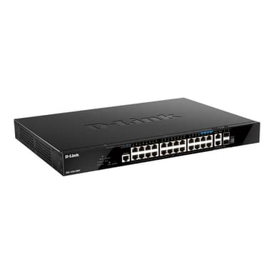 D-LINK 28-Port Smart Managed PoE+ Gigabit Stack Switch 4x 2.5 GE, 4x 10G