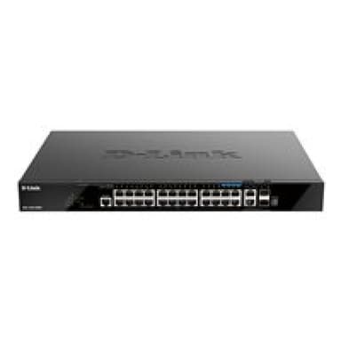 D-LINK 28-Port Smart Managed PoE+ Gigabit Stack Switch 4x 2.5 GE, 4x 10G