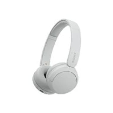 SONY WH-CH520 Kabellose Bluetooth-Kopfhörer, weiß bis zu 50 Stunden Akkulaufzeit mit Schnellladefunk