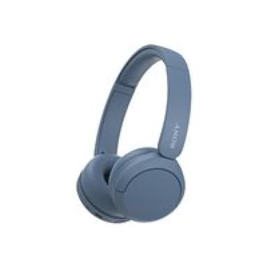 SONY WH-CH520 Kabellose Bluetooth-Kopfhörer, blau bis zu 50 Stunden Akkulaufzeit mit Schnellladefunk