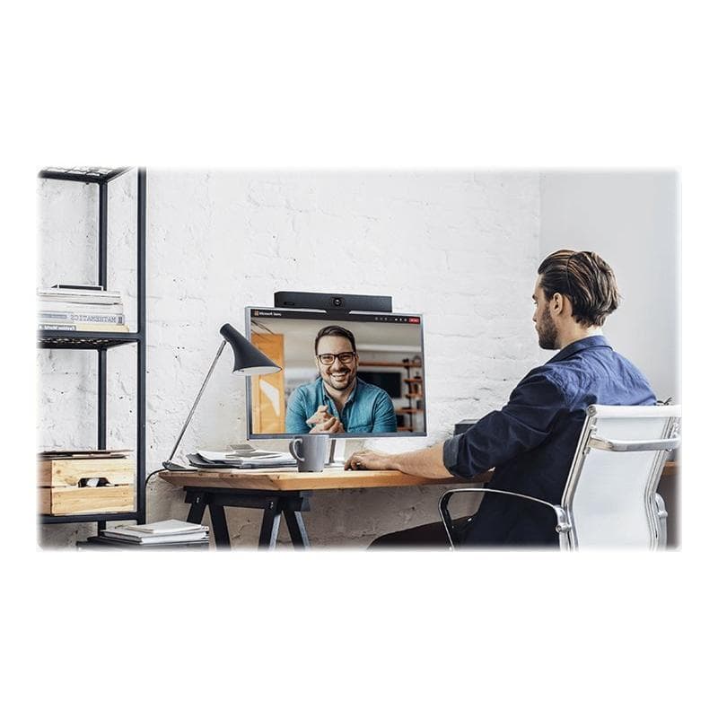 YEALINK UVC34 USB Videolösung, für kleine Räume bestehend aus UVC34 USB-Videobar und Fernbedienung V