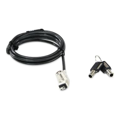 DICOTA BASE XX Laptop Lock Nano anthracite  Geeignet für alle Geräte mit 2.5 x 6mm Beschichtetes Meh