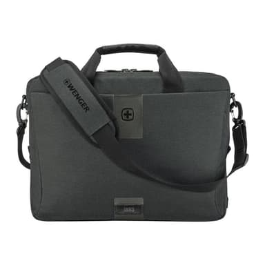 WENGER MX ECO Brief, 16″ Laptop Briefcase, Charcoal