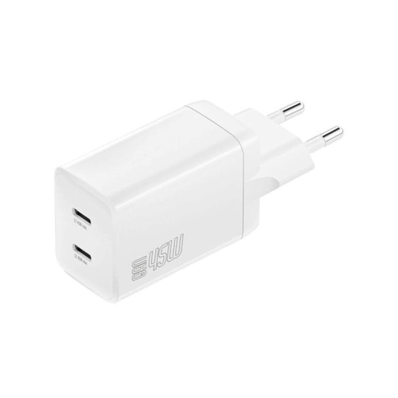 4SMARTS Ladegerät PDPlug Dual 45W GaN 2C weiß