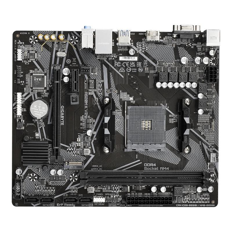 GIGABYTE AMD AM4 A520M K V2 1.0 SAM4