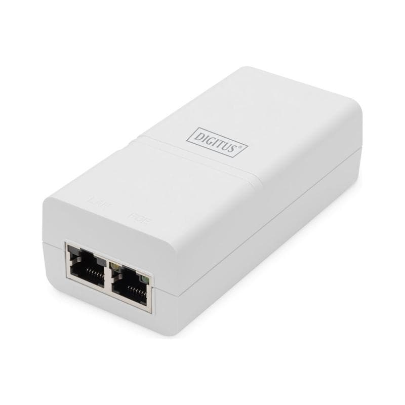DIGITUS Gigabit Ethernet PoE Injektor 802.3at 30W weiß