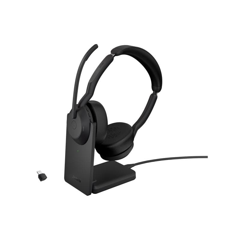 GN NETCOM Jabra Evolve2 55 UC Stereo + Ladestation + Link 380c