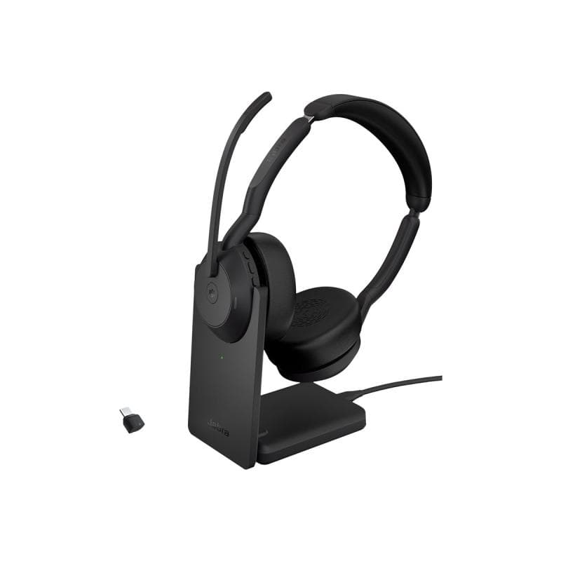 GN NETCOM Jabra Evolve2 55 MS Stereo + Ladestation + Link 380c