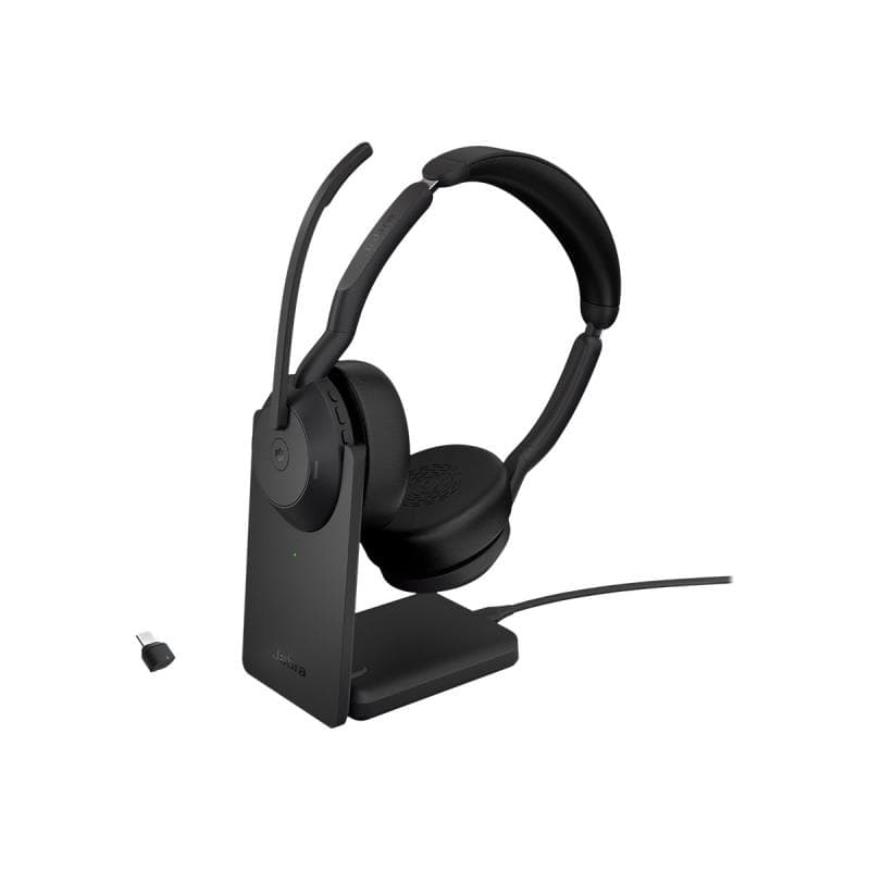 GN NETCOM Jabra Evolve2 55 MS Stereo + Ladestation + Link 380c