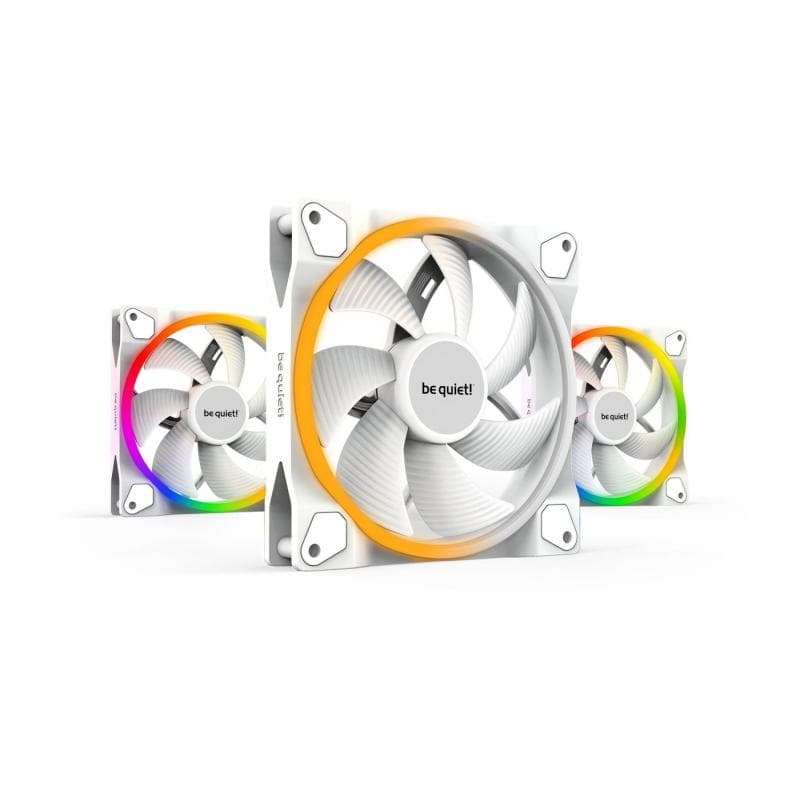 BE QUIET Lüfter 140*140*25  Light Wings White PWM      (3x)