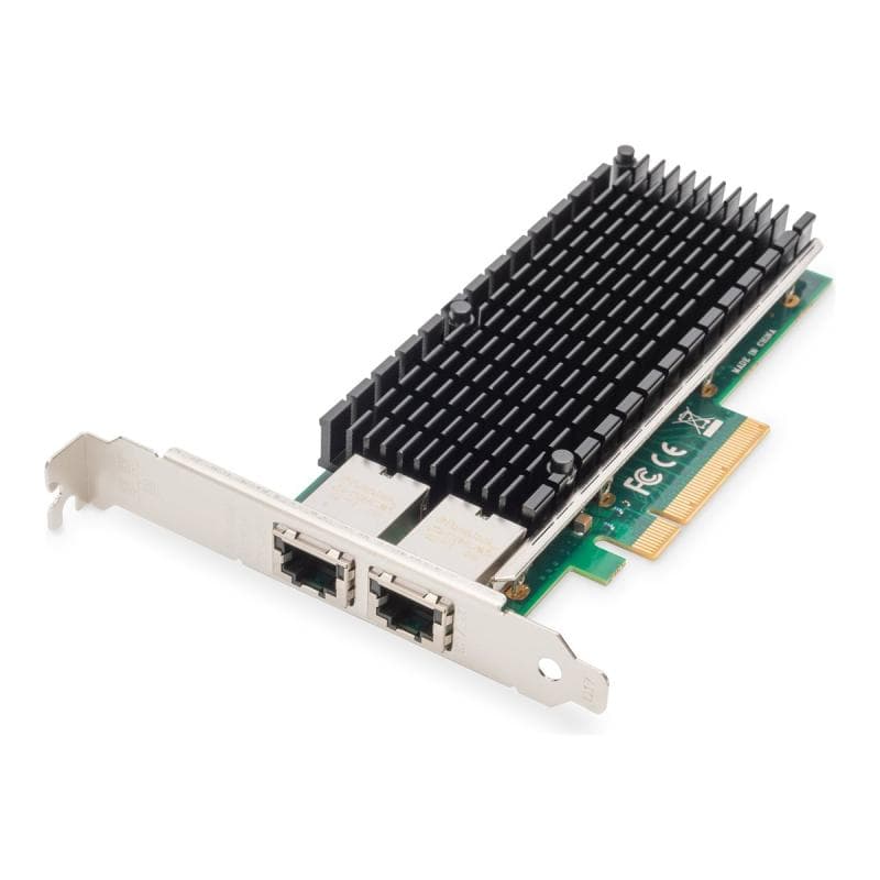 DIGITUS PCI Expr Card 2x Cat6a RJ45 High+Lowprofile