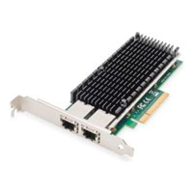 DIGITUS PCI Expr Card 2x Cat6a RJ45 High+Lowprofile