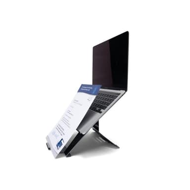R-GO TOOLS Laptopständer 10″-20″ Max.5KG Alu Riser schwarz