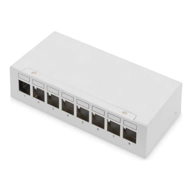 DIGITUS Patchpanel       8-Port  Modular Patchpanel weiß