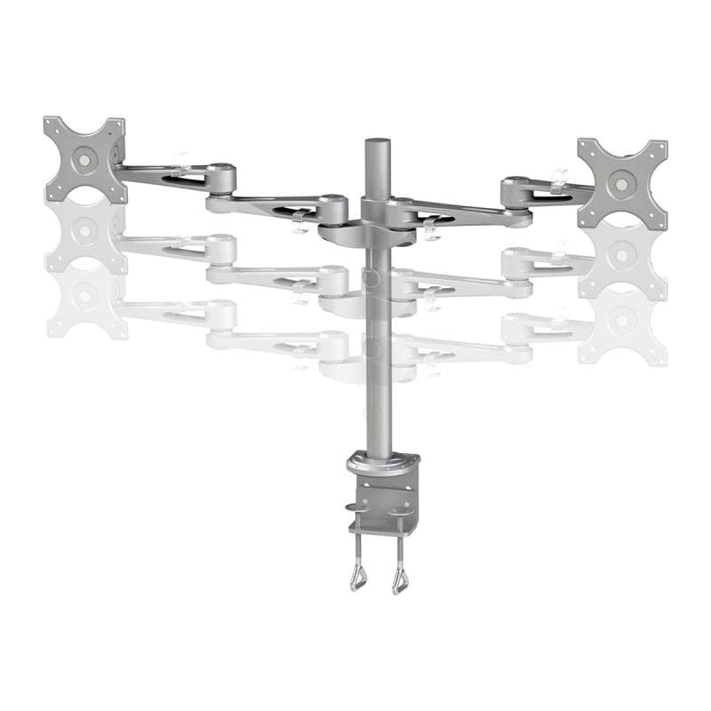 NEOMOUNTS Tischhalterung für zwei Flachbildschirme bis 27″ (69 cm) max 6kg