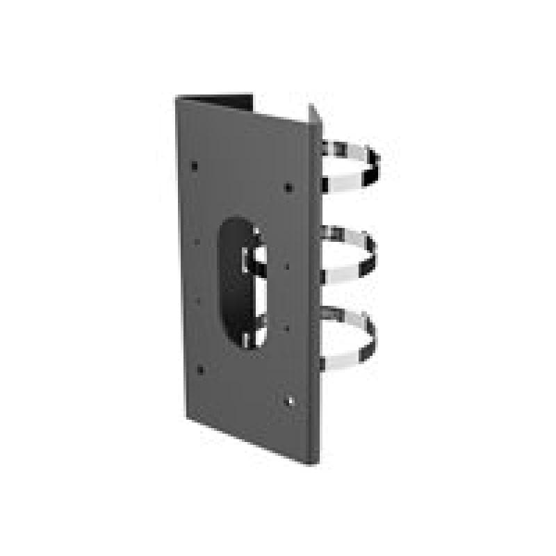 HIKVISION DS-1475ZJ-SUS(Black) - Vertikale Masthalterung, Schwarz, rostfreier Stahl Zubehör (3027025
