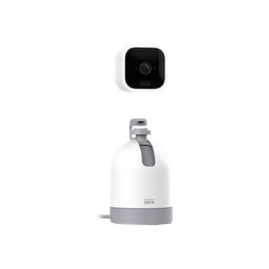 AMAZON Blink Mini Pan-Tilt Kamera - Bewegliche Plug-in-Sicherheitskamera weiß (B09N6P1555)
