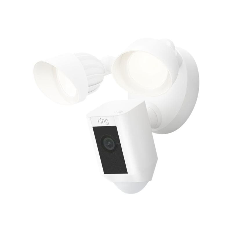 RING Floodlight Cam Wired Plus - Netzwerk-Überwachungskamera - Außenbereich - wetterfest - Farbe (Ta
