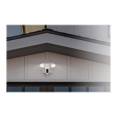 RING Floodlight Cam Wired Plus - Netzwerk-Überwachungskamera - Außenbereich - wetterfest - Farbe (Ta