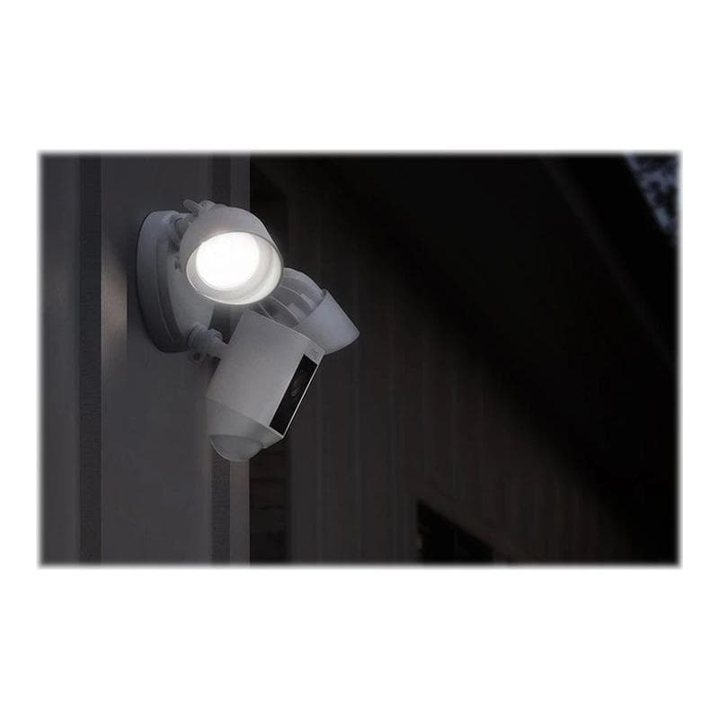 RING Floodlight Cam Wired Plus - Netzwerk-Überwachungskamera - Außenbereich - wetterfest - Farbe (Ta