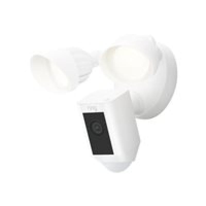 RING Floodlight Cam Wired Plus - Netzwerk-Überwachungskamera - Außenbereich - wetterfest - Farbe (Ta