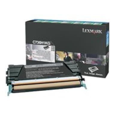 LEXMARK Schwarz Tonerpatrone LCCP, LRP