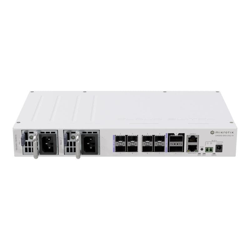 MIKROTIK CRS510-8XS-2XQ-IN L3 2x 100G QSFP28 8x 25G SFP28 1x 100MB