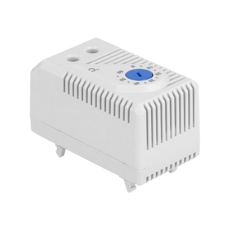 DELOCK Thermostat mit Öffner-Kontakt für Hutschiene