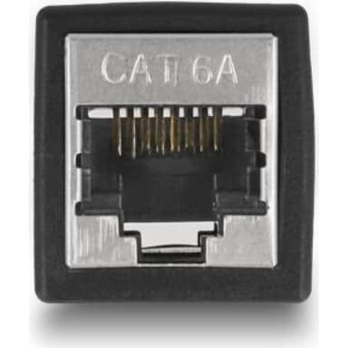 DELOCK Adapter RJ45 Buchse zu RJ45 Buchse Cat.6A schwarz