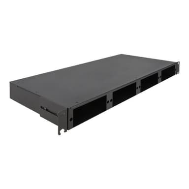 DELOCK 48,26cm 19Zoll LWL HD High Density Patchpanel 1 HE schwarz