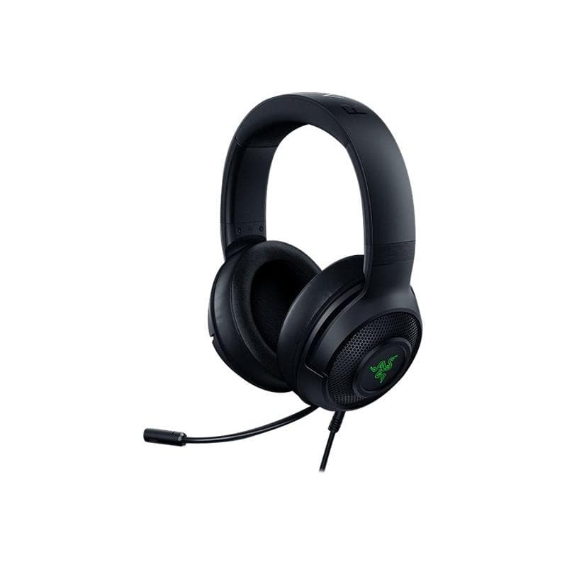 RAZER Kraken V3 X Gaming Over Ear Headset kabelgebunden Virtual Surround Schwarz Headset, Lauts