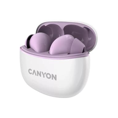CANYON Bluetooth Headset TWS-5   In-Ear/Stereo/BT5.3  purple retail