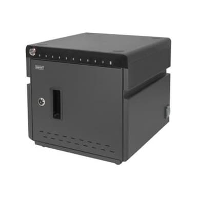 DIGITUS Mobiler Ladeschrank für Notebooks/Tablets 14″ schwar (Speditionsversand)