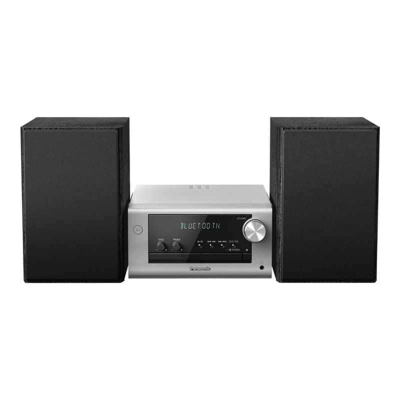 PANASONIC SC-PM704EG-S Micro HiFi System mit 80W, CD, Bluetooth, DAB+, silber