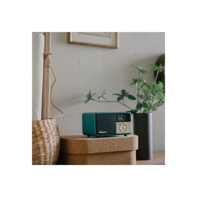 SANGEAN DDR-7X Tischradio DAB+, UKW AUX, Bluetooth® Tastensperre, wiederaufladbar Grün