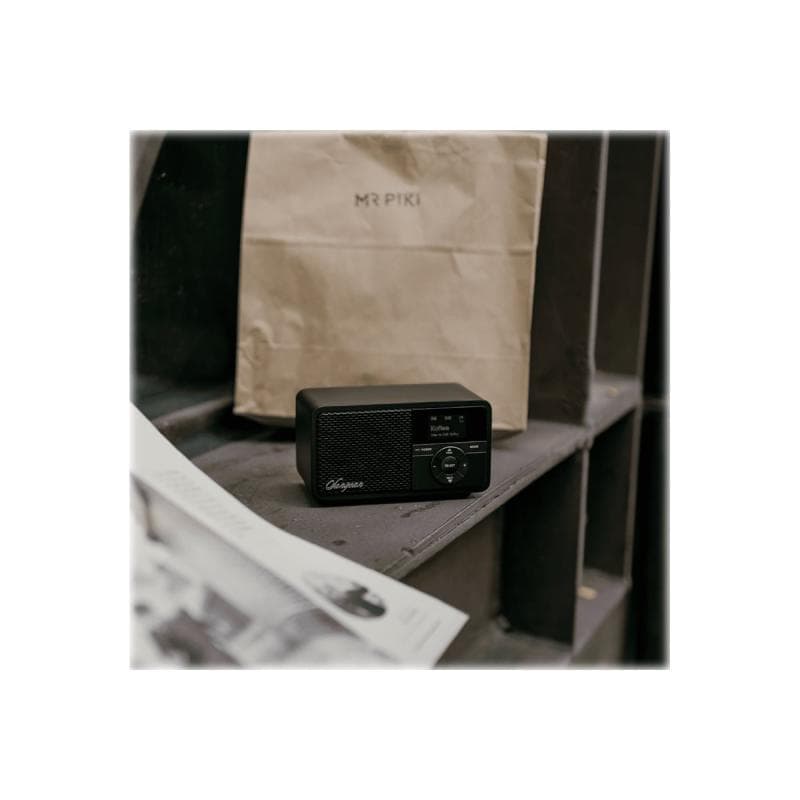 SANGEAN DDR-7X Tischradio DAB+, UKW AUX, Bluetooth® Tastensperre, wiederaufladbar Schwarz