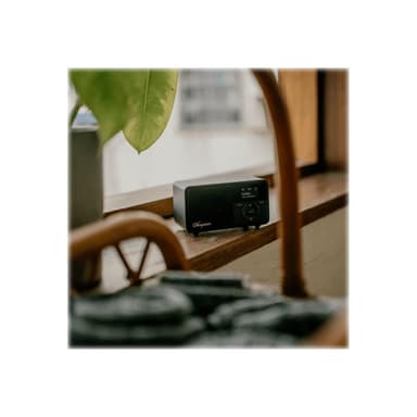 SANGEAN DDR-7X Tischradio DAB+, UKW AUX, Bluetooth® Tastensperre, wiederaufladbar Schwarz