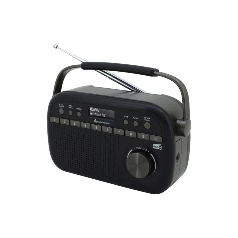 SOUNDMASTER DAB280SW Taschenradio DAB+, UKW Schwarz