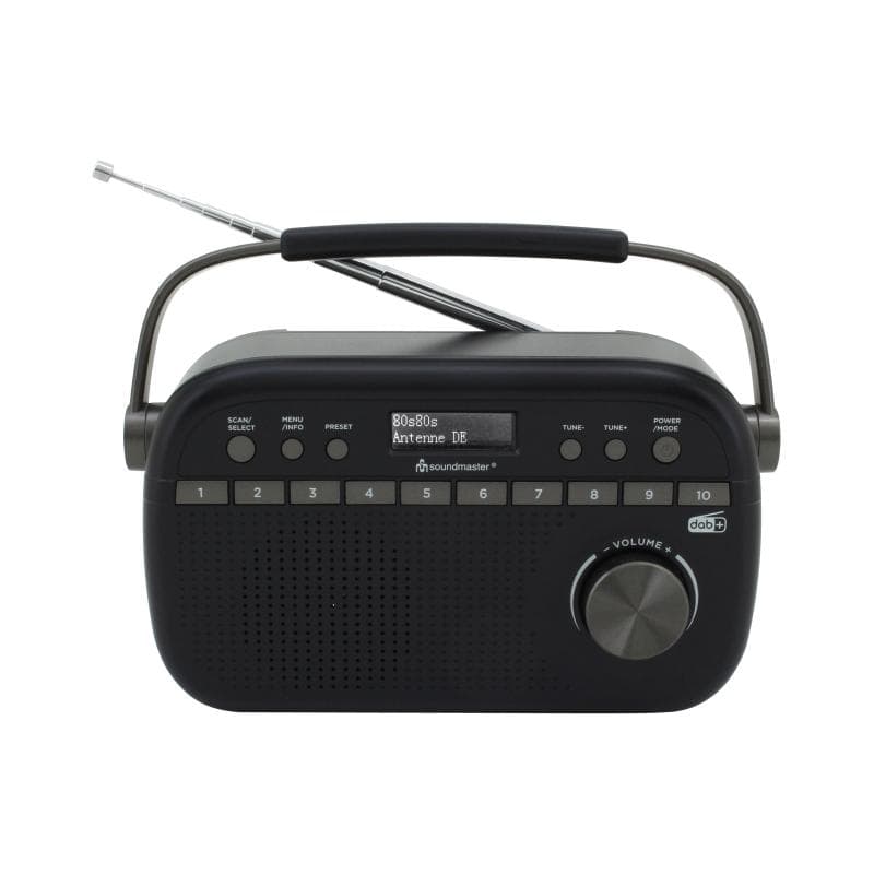 SOUNDMASTER DAB280SW Taschenradio DAB+, UKW Schwarz