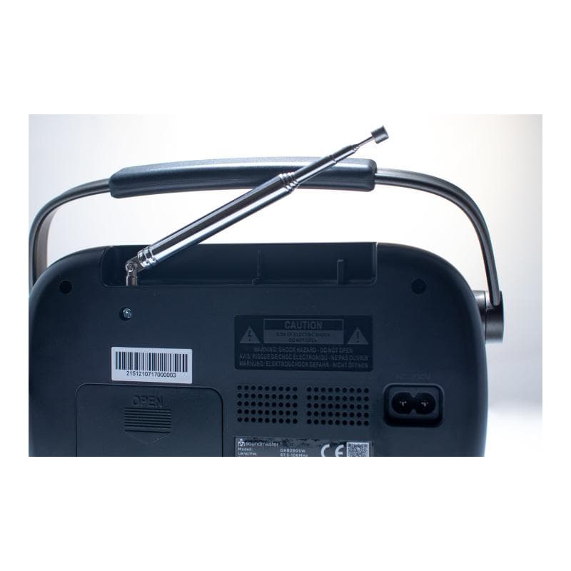 SOUNDMASTER DAB280SW Taschenradio DAB+, UKW Schwarz