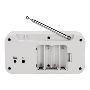 DENVER DAB-42 Taschenradio DAB+, UKW Weckfunktion Weiß