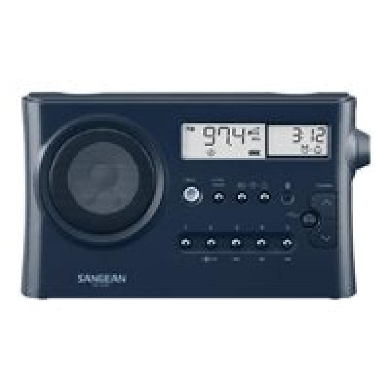 SANGEAN PR-D4BT Tischradio MW, UKW Bluetooth® Weckfunktion Dunkelblau