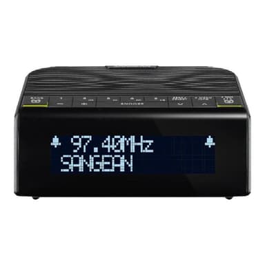 SANGEAN DCR-90 BT Radiowecker DAB+, UKW Bluetooth® Weckfunktion Schwarz
